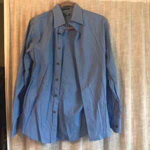 Express 1MX light blue dress shirt 14-14 1/2 neck